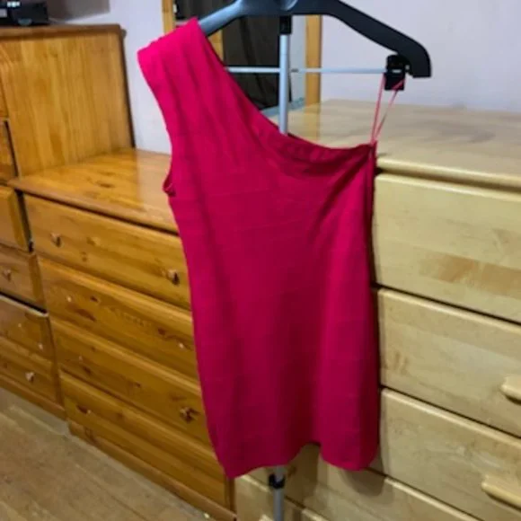 Express One Shoulder Bandage Bodycon Dress - Picture 1 of 10